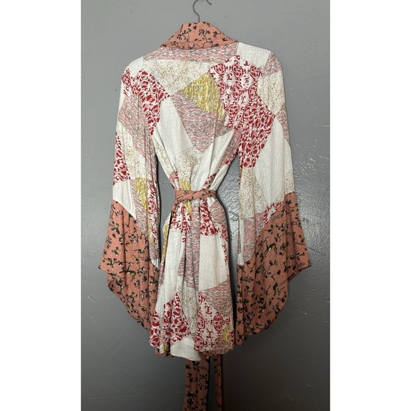 Beautiful Anthropology floreat Effie Patchwork Kimono Size Xs/s Boho Festival - Picture 3 of 8